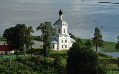 Крестовоздвиженский храм. Селигер. Нилова пустынь