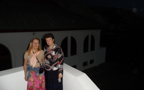 На балконе