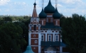 Вид с колокольни на храм Михаила Архангела