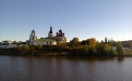 Подъезжаеи к Горицкому монастырю